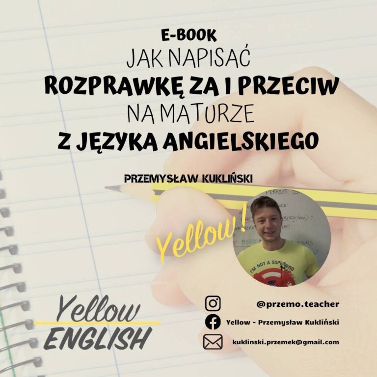 E-book JAK NAPISAĆ ROZPRAWKĘ ZA I PRZECIW